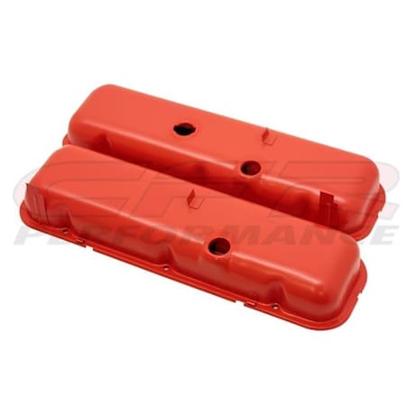 Cfr Performance CFR HZ-9503T-PO 1965-72 Chevy Big Block 396-427-454 Tall OEM Style Steel Valve Covers - Orange HZ-9503T-PO